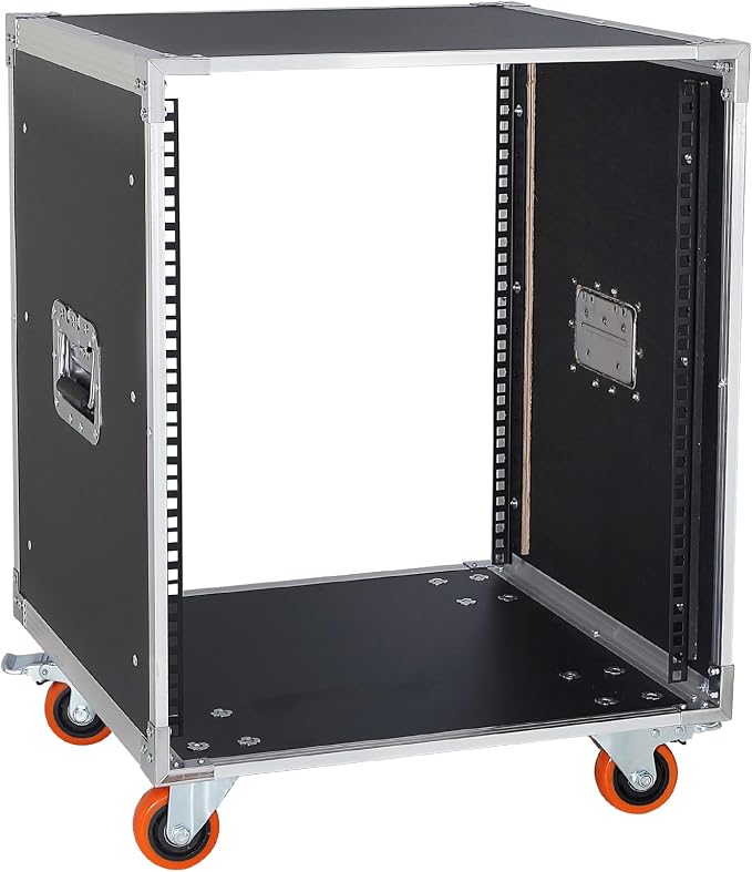 AV Gear Rack 12U Home Audio & Video Stage Stereo Equipment Storage Cabinet - Image 8