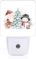 FSHVQKD Santa Claus and Snowman Night Light,Plug-in Nightlights Auto Sensor Night Lamp Dusk to Dawn Lamp Home Decor for Nursery Children Girls Boys