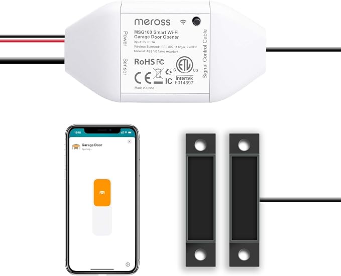 meross Smart Garage Door Opener Remote, Compatible by meross