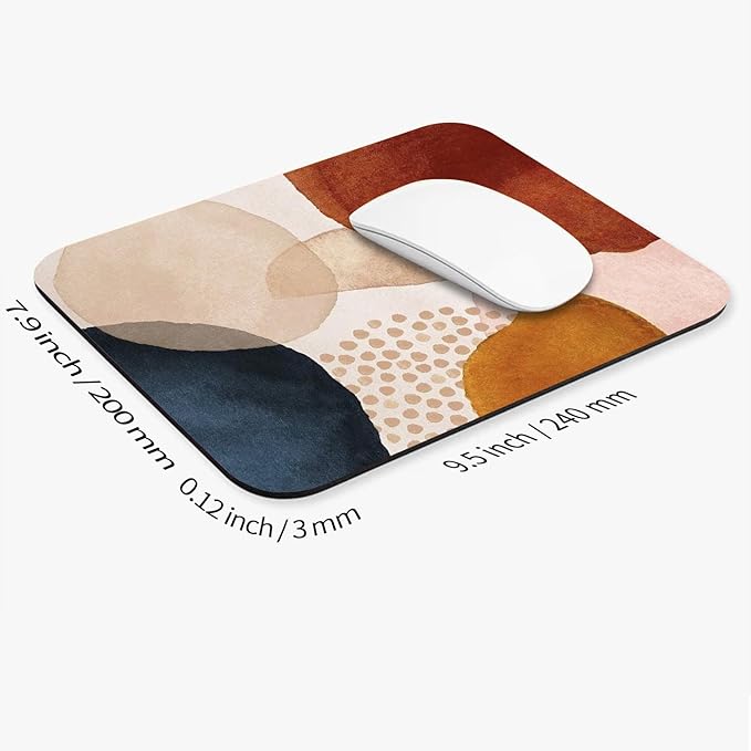 Armanza Square Mouse Pad Abstract Marble 2,Personalized Premium-Textured Custom Mouse Mat Design,Washable Mousepad Cloth,Non-Slip Rubber Base Computer Mouse Pads for Wireless Mouse