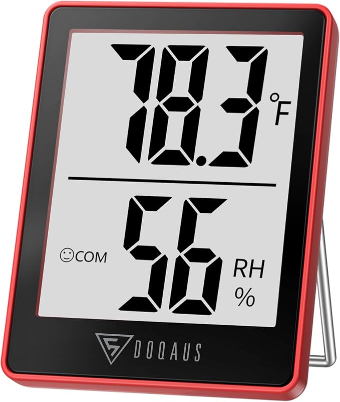 DOQAUS Digital Hygrometer Indoor Thermometer Humidity Gauge Room Thermometer by DOQAUS