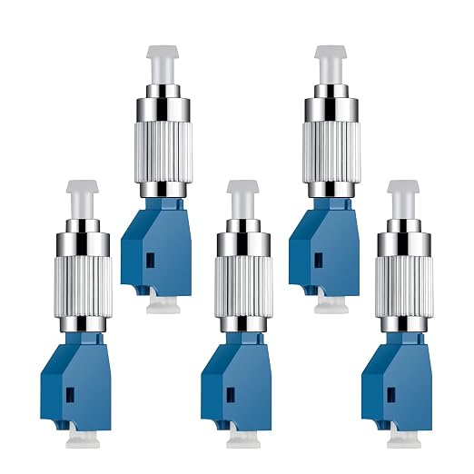 5Pcs Visual Fault Locator Fiber Adapter, Fiber Optic Connector, Single Mode by Moocci