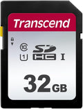 Transcend SDC300S 32GB SDHC SD Card, Compatible by Transcend