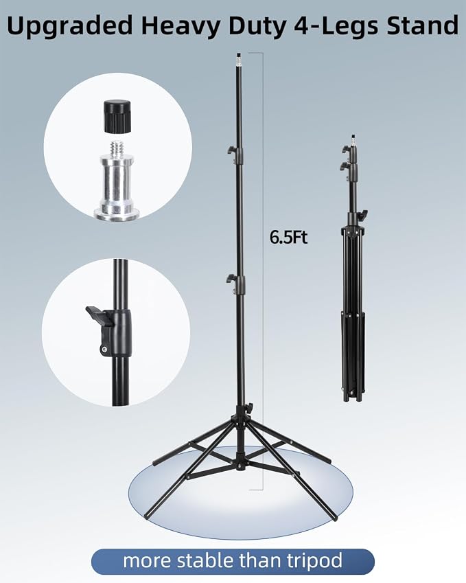Skytex Softbox Lighting Kit 3Pack, 20x28in Soft Box | 135W 5500K E27 Bulb - Image 5