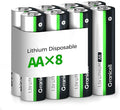Granicell 8-Pack Optimal Lithium AA Batteries | 1.5V by Granicell