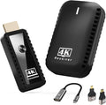 sunmeg Wireless HDMI Transmitter and Receiver 4K Decode 1080P Output Plug & Play 2.4G/5G Wireless HDMI Extender Kit Portable for Streaming Video and Audio to Monitor from Laptop/PC/Projector