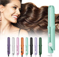 2026 New Mini Curling Iron for Short Hair, 2 in 1 Mini Curling Wand & Flat Iron Hair Straightener, Dual-Purpose Curling Iron, Portable Travel Curling Wand Hair Straightener (Green)