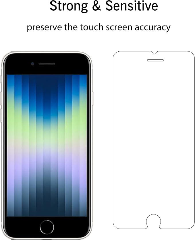 Ailun Screen Protector for iPhone SE 2020 2nd/2022 3rd Generation, 4.7-Inch - Image 5