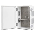 Namunanee Outdoor Electrical Junction Box, ABS Water Resistant Enclosure with Internal Mounting Panel & Hinged Cover (15" H x 11" L x 6" W)