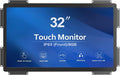 GreenTouch 32 inch 10 Points PCAP Open Frame Touch Screen Industrial LCD Display Monitor HDMI+VGA+DVI Video Port