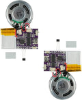 Voice Module,MP3 Music Sound Chips, 16MB Sound Module for Crafts, Christmas, New Year Greeting Cards, Box with Speaker Lithium Battery Powered and USB Cable. (JR-JX7004-Magnet-2P)