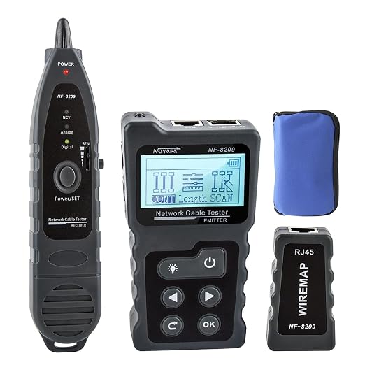 NOYAFA NF-8209 Network Cable Tester, Ethernet Cable Wire Tester by NOYAFA