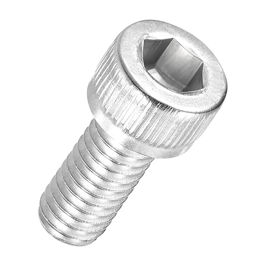 Kozelo 25pcs Socket Head Cap Screws - [M6-1 x 14mm] 304 Stainless Steel Allen Socket Drive for Electrical Motor 3D Printing Fan Engine Replacement Use, Silver