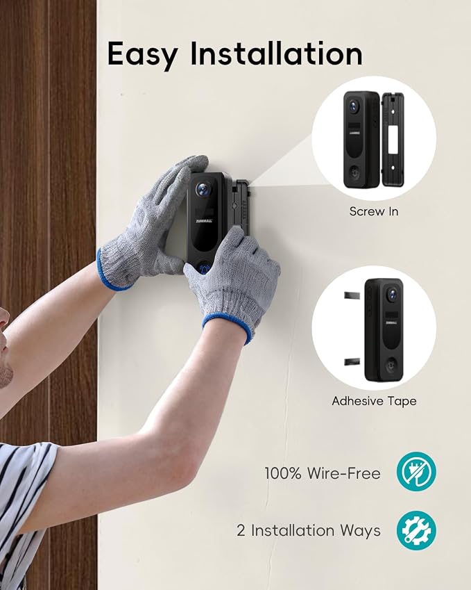 ZUMIMALL Doorbell Camera Wireless No Subscription - Image 4