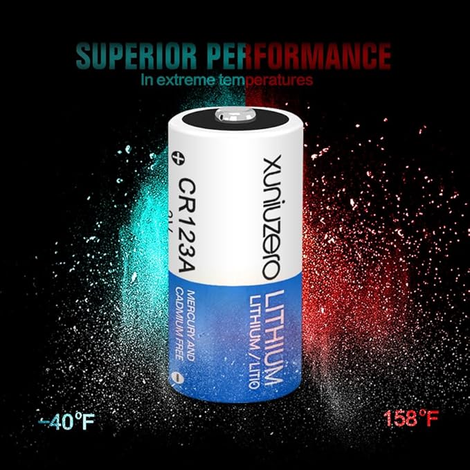CR123A 3V Batteries Photo Non-Rechargeable Lithium Battery 3 Volt 123 Lithium - Image 5