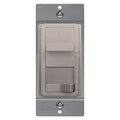 TOPGREENER Kalide Light Switch and 3-Speed Ceiling Fan Control Combo, in Wall Light and Fan Combination Switch, Single Pole, 2.5A, 720W, Neutral Wire Not Required, TGSFS3-NK, Nickel