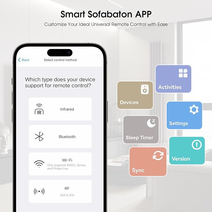 SofaBaton X2 Universal Remote with Touchscreen, All in One Universal Remote Control with Powerful Hub, One-Touch Activities, Custom APP, Compatible with Alexa&Google Assistant&Home Assistant