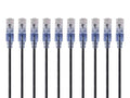 Monoprice - 133267 SlimRun Cat6A Ethernet Patch Cable - Snagless RJ45 UTP Pure by Monoprice