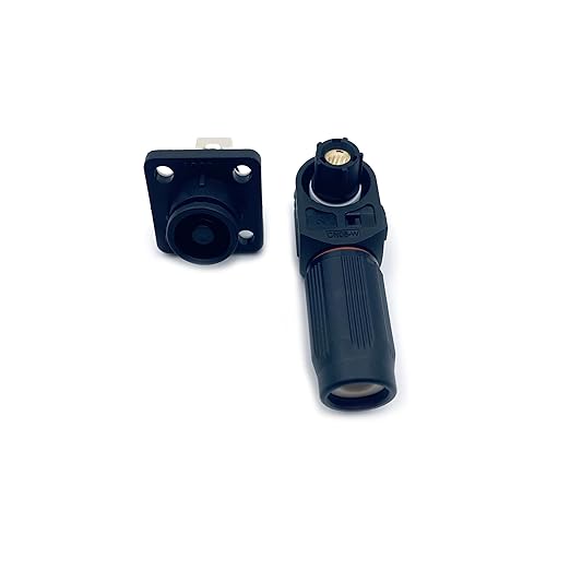 300A 1500V Battery Energy Storage Connector, 70-95mm² High Current Connectors Quick Plug Terminal Black Right Angle Plug and Socket IP67 Waterproof Power Adapter Threaded Wiring