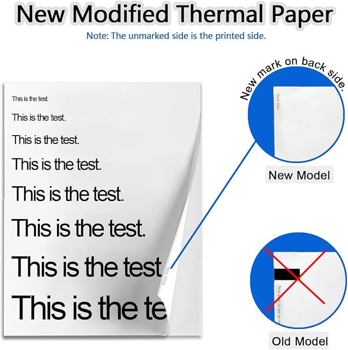 300 Sheets Thermal Printer Paper Continuous Folded 8.5 x 11 Inches US Letter - Image 6