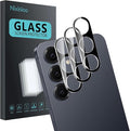 3 Pack Camera Lens Protector for Samsung Galaxy S25, Tempered Glass, by Unknown