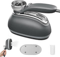 Killrose Steamer for Clothes, 2 in 1 Clothes Steamer Handheld, 1200W Steam Iron, 3 Level Thermometer Display Dashboard Travel Iron, 180° Rotatable Portable Handheld, 15s Heat Up, Water Tank, 120V