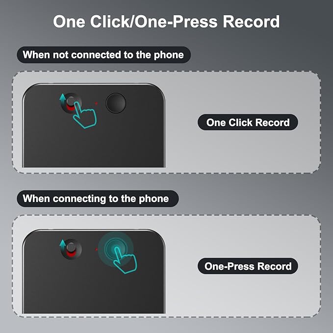 AI Voice Recorder,64GB Note Voice Recorder with Transcribe,Mind Mapping & AI Summary,Digital Voice Recorder with App,Audio Recorder for Lectures,Phone Calls,Meetings,Interviews Etc，Black