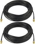 Bingfu WiFi Antenna Extension Cable 2-Pack RP-SMA Male to RP-SMA Female by Bingfu-AntennasConnectivity