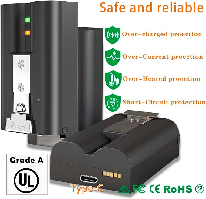 Upgraded, 3 Pack 3.65V 6040mAh Replacement Battery - Image 3