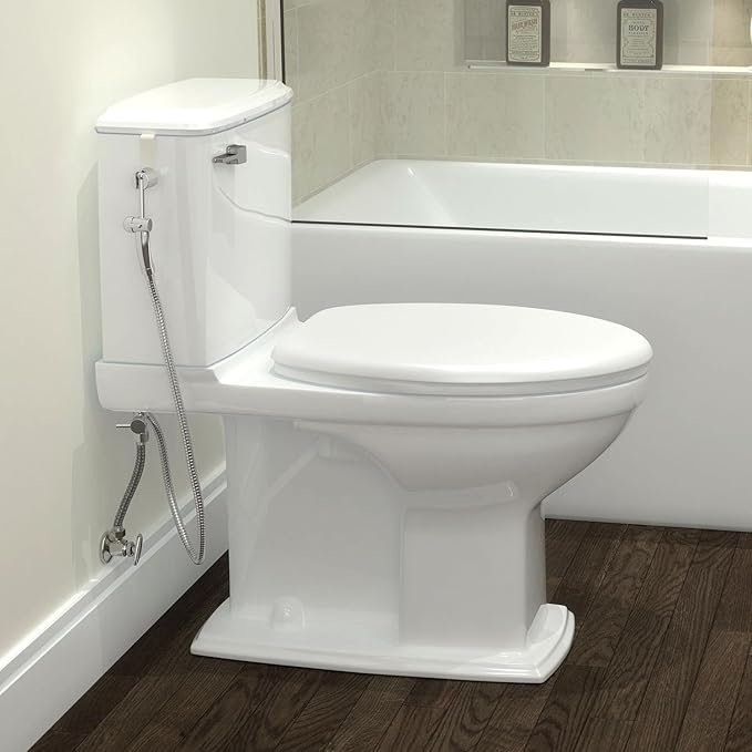 Brondell Hand Held Bidet Sprayer for Toilet: Brondell CleanSpa Advanced Bidet Attachment, Precision Pressure Control Jet Spray, Ergonomic Handheld Bidet for Toilet, Toilet Water Sprayer & Hose Set