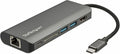 StarTech.com USB C Multiport Adapter - HDMI - SD Reader - 2xA 1xC - PD 3.0 - Docking station - USB-C - GigE