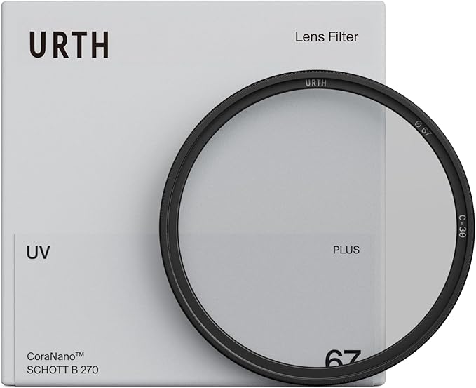 Urth 77mm UV Lens Filter — 30-Layer Nano-Coated, HD Optical Glass UV Camera by Urth