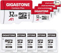 GIGASTONE 32GB Micro SD Card 5-Pack, MicroSDHC Memory Cards by Gigastone
