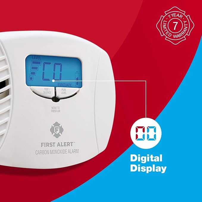 First Alert CO615 Dual-Power Plug-In Carbon Monoxide Detector - Image 7