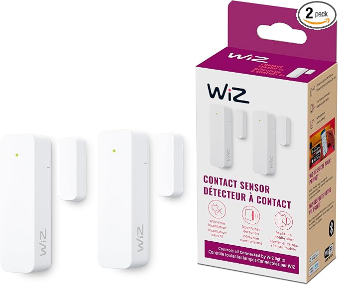 WiZ Connected Contact Sensor 2-Pack by WiZConnectedLighting