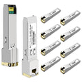 OPSTRAN 1000BASE-T SFP RJ45 Copper Transceiver Module Compatible with HPE Aruba J8177D J8177DCM JL747A Procurve J8177C J8177B J8177A 100m Cat5e/6 10 Pack