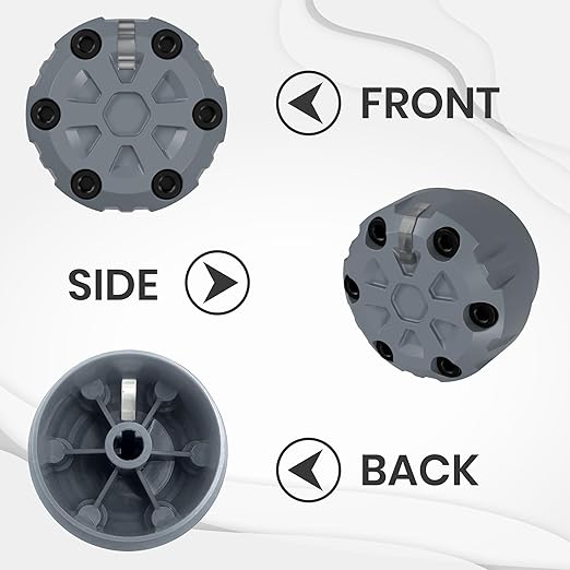 2nd Gen Tacoma Accessories AC Knob Upgrade - 2005,2006,2007,2008,2009,2010,2011,2012,2013,2014,2015 Tacoma Climate Control Dial Mods Set - 2nd Gen Tacoma Mods - for Toyota Interior Replacement Kit