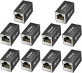 Jadaol UL Listed Shielded RJ45 Coupler, 10Gbps Gold-Plated Contacts Aluminum by Jadaol