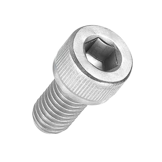 Kozelo 10pcs Socket Head Cap Screws - [M8-1.25 x 16mm] 304 Stainless Steel Allen Socket Drive for Electrical Motor 3D Printing Fan Engine Replacement Use, Silver