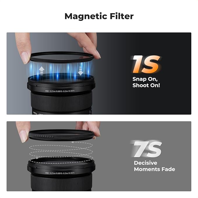 K&F CONCEPT Magnetic 62mm Circular Polarizers Filter - Image 4