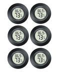 JEDEW 6 Pack Hygrometer Thermometer Digital Humidity Meter Indoor/Outdoor by JEDEW