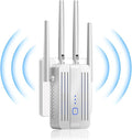WiFi Extender Signal Booster for Home: WiFi Repeater Long Range Up to 9995 Sq. by PMOODSK