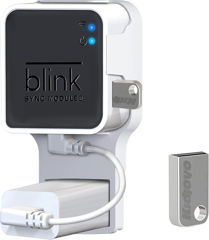 256GB Blink USB Flash Drive & Wall Mount by KIDJOYO