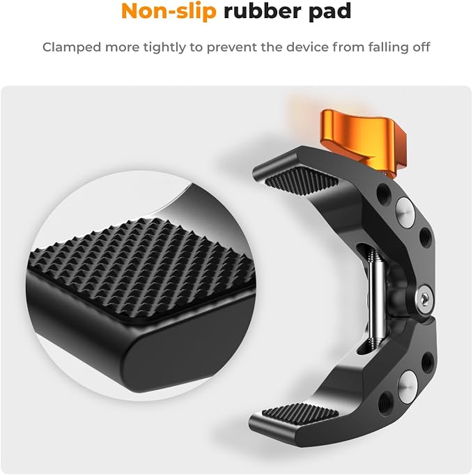 K&F CONCEPT Camera Mount Clamp, Super Crab Clamp - Image 6