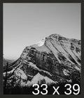 Frame It Easy 33 x 39 Coffee Wood Frame (Derby)
