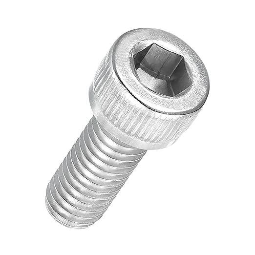 Kozelo 40pcs Socket Head Cap Screws - [M6-1 x 16mm] 304 Stainless Steel Allen Socket Drive for Electrical Motor 3D Printing Fan Engine Replacement Use, Silver