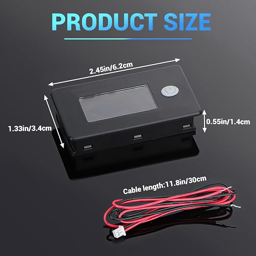 DROK 48v Golf Cart Battery Meter - Image 5