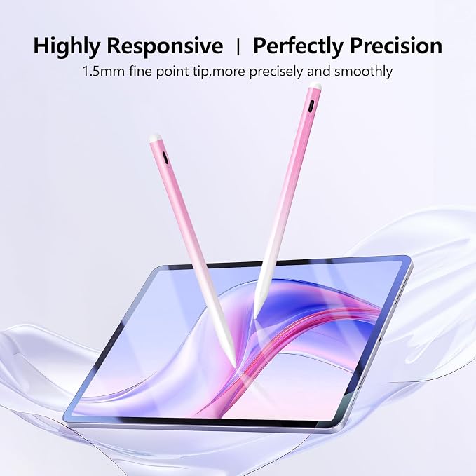 Stylus Pen for iPad 6th-11th Generation-2X Fast Charge Active Pencil Compatible - Image 2