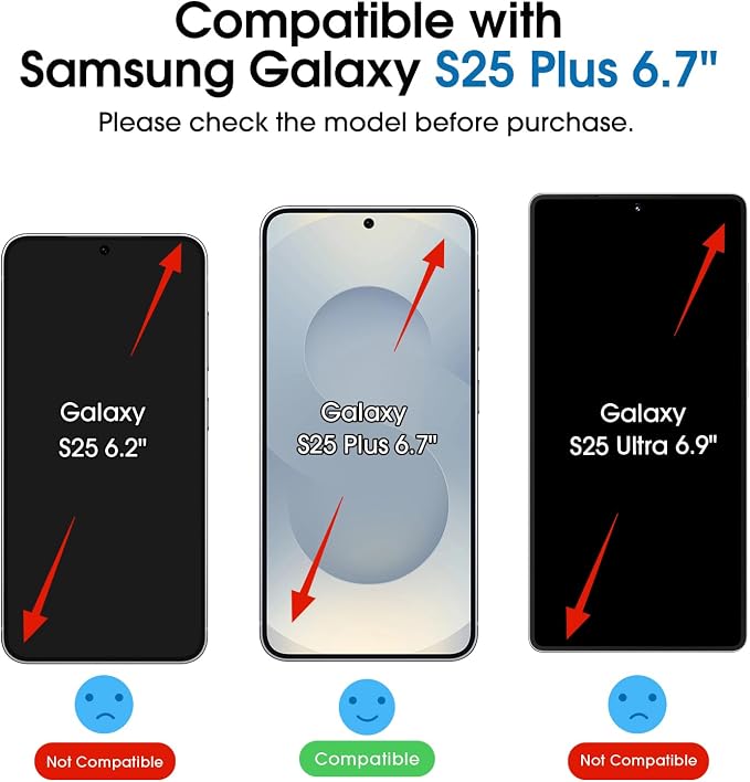 amFilm Auto-alignment OneTouch for Samsung Galaxy S25+ Plus 6.7'' Screen - Image 2