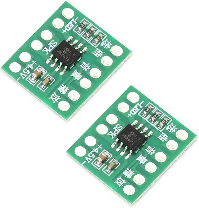 flexman 2Pcs Music Chip DIY Module, Sound Chip with Three Levels of Volume Adjustment, LED Chip Support 38 Songs for Smart Doorbell, Smart Lock, Music Toys, Tell Time Alarm Alock